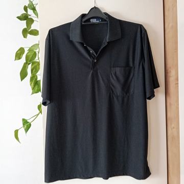 RALPH LAUREN ČRNA SRAJCA 100% SVILA XL