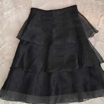 Črno krilo iz tila, vel. 38