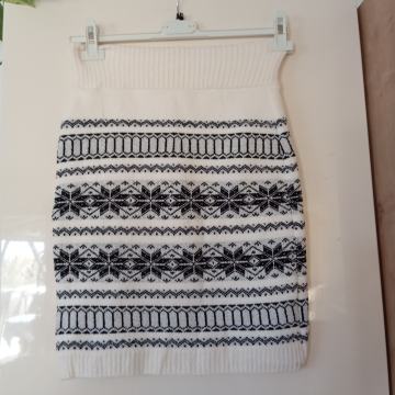 dor & dor novo belo črno pleteno krilo 38/40