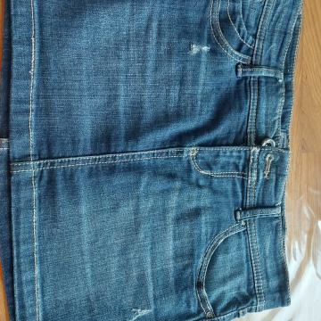 Jeans modro mini krilo Stradivarius