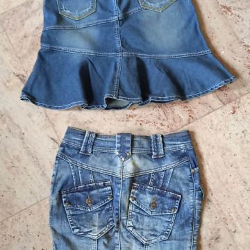 Jeans krilo, krila 34 xs. Maribor (več komadov)