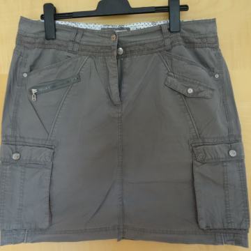 športno krilo CECIL, št. 46, bombažno, s čipko, zelenorjava barva