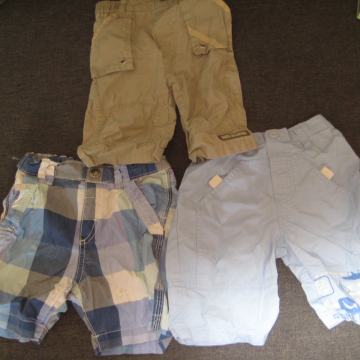 Fantovske kratke hlače na gumb, vel. 74-80, 80-86, 86-92, 98-104