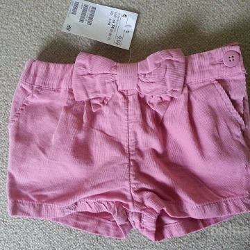 H&M KRATKE HLAČE 74 - NOVE