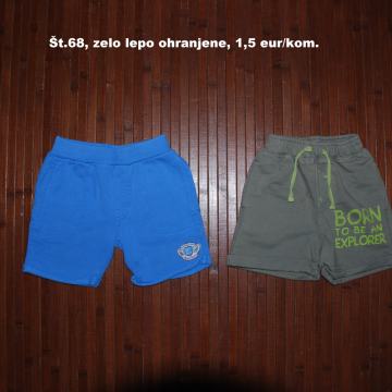 Kratke hlače, 68, 74, 80, 86, 92, 104, 110, 116, 122
