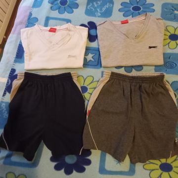 Kratke hlače+majica Slazenger 7-8 let  2x