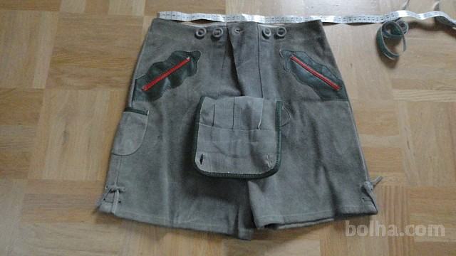 USNJENE HLAČE - LEDERHOSE - IRHARCE - OTROŠKE KRATKE ŠT.140