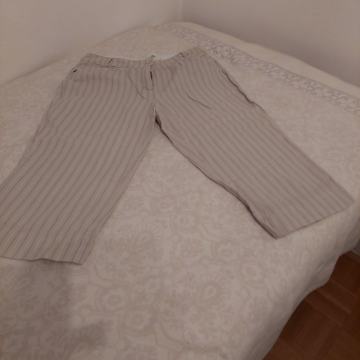 ženske črtaste hlače 3/4