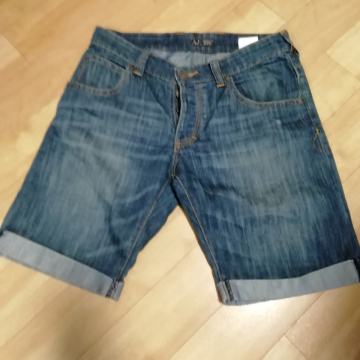 Kratke jeans hlače Armani Jeans AJ, original,