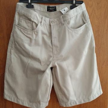 Moške kratke (bermuda) hlače Leeds (širina 32, 100% bombaž)