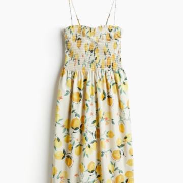 H&M obleka limone