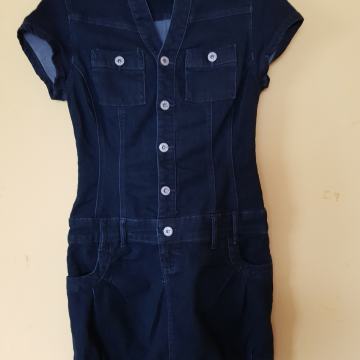 NOVA JEANS MODRA OBLEKA 34/36