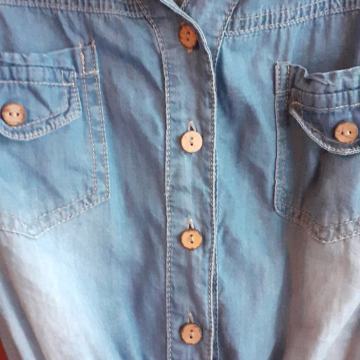 Jeans tunika- obleka