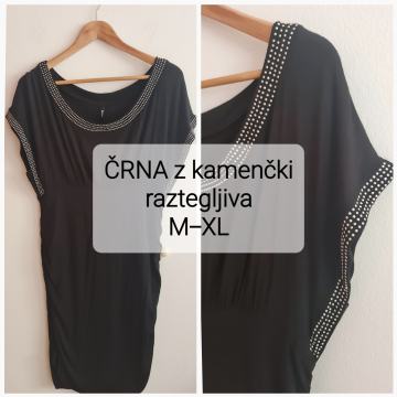 OBLEKA - M+XL ■raztegljiva ■seksi ■kamenčki