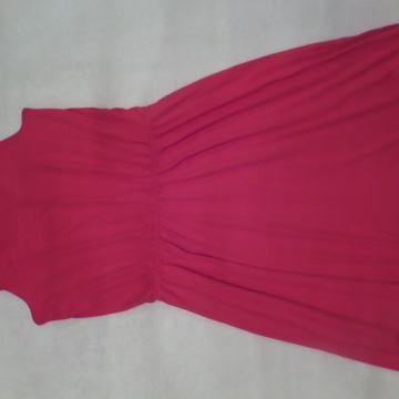 Obleka, roza barve, 90 cm - št., 40