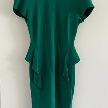 Zelena elegantna obleka Zara, velikost M