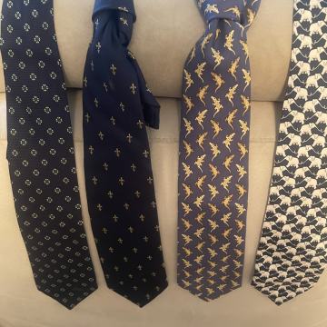 4 X SVILENE KRAVATE KOT NOVE