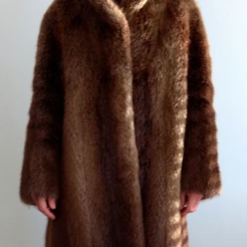 Vintage krznena jakna