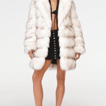 Krznen plašč znamke ZARA X STEVEN MAISEL