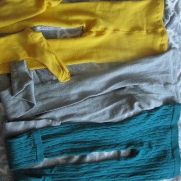 Dekliške žabe in hlačne nogavice brez stopal, vel 146-152