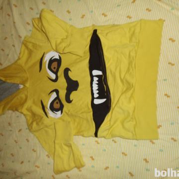 Majica z motivom 3D obraza, MANA, vel. 3-4 leta