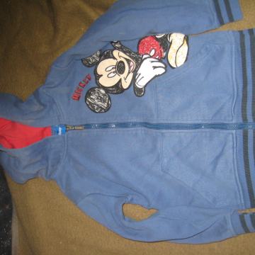 TOPLA MAJICA-JOPICA Z miki miško, vel.122-128