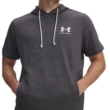 UNDER ARMOUR RIVAL TERRY HOODIE KRATEK ROKAV  SIV