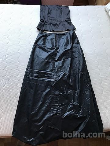 MATURANTSKA ELEGANTNA VEČERNA OBLEKA S KORZETOM (2-DELNA)