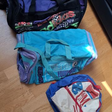 KOMPLET 3 VINTAGE RETRO TORB