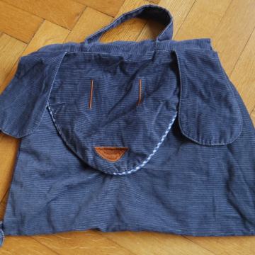 otroški nahrbtnik - modri kuža