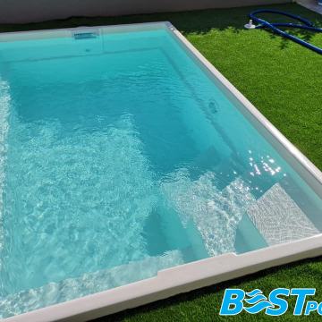 GFK-bazen KRETA 4.0 x 2.5 x 1.40, popolnoma izoliran z opremo