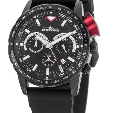 Aviator ročna ura, Letalska ura Thunderbirds, 5 ATM, Chronograph.....