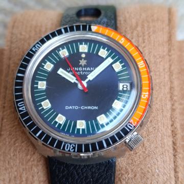 Junghans Dato Chron Diver ref. 600.12, vintage l.1973