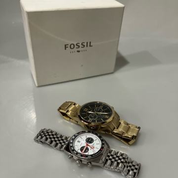 Komplet dveh moških ur – Fossil + Mondia (original)