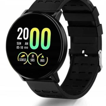 LCD pametna ura silikonska zapestnica Android in iOS 119 črna