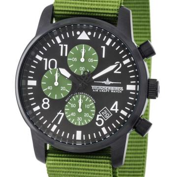 Letalska ročna ura, Aviator ura Thunderbirds, 5 ATM, Chronograph...