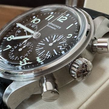 Longines Avigation BIGEYE chronograph moška ura (Omega, Breitling)