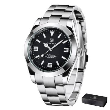 Moška ročna ura Benyar Automatic Black