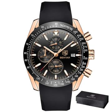 Moška ročna ura Benyar Cosmos Black Gold