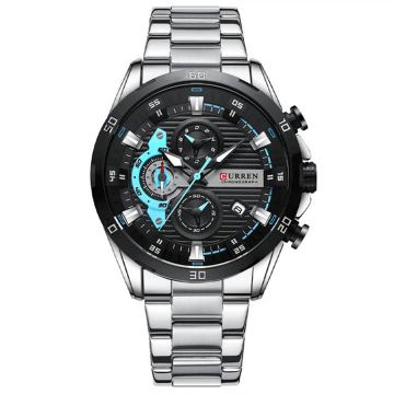 Moška ročna ura Curren Chronograf Blue