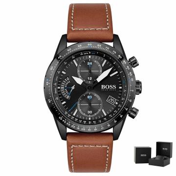 Moška ročna ura Hugo Boss Pilot Edition Chrono 1513851