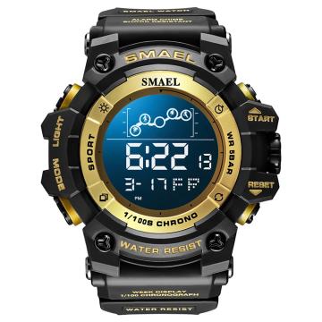 Moška ročna ura Smael S-shock Runner II Gold
