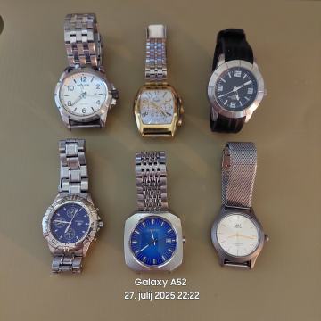 Moške ročne ure različnih znamk in modelov-7 kosov