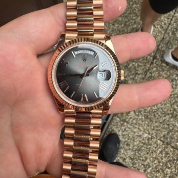 Rolex Daydate Rose Gold Ombre dial 40mm