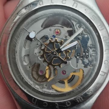 Swatc Irony skeleton automatic ura