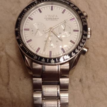 Ura ročna kronograf znamke Slava, automatic, Ljubljana