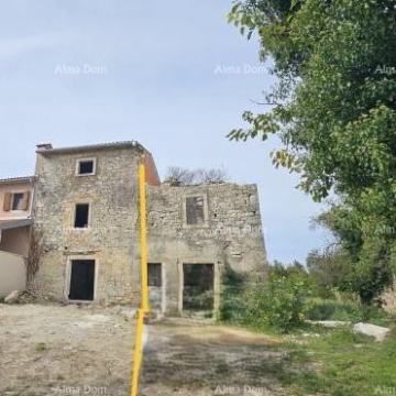 Istarska kamena hiša s pogledom na morje – Buja