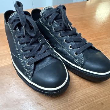 Converse ČRNE Chuck Taylor All Star Leather Low Top 44.5