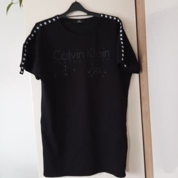 CALVIN  KLEIN NOVA ČRNA KRATKA OBLEKA/TUNIKA XL