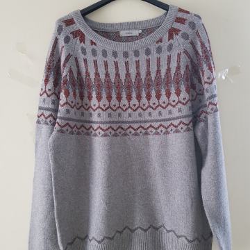 CECIL SIV PLETEN PULOVER S SVETLEČIM VZORCEM L/XL